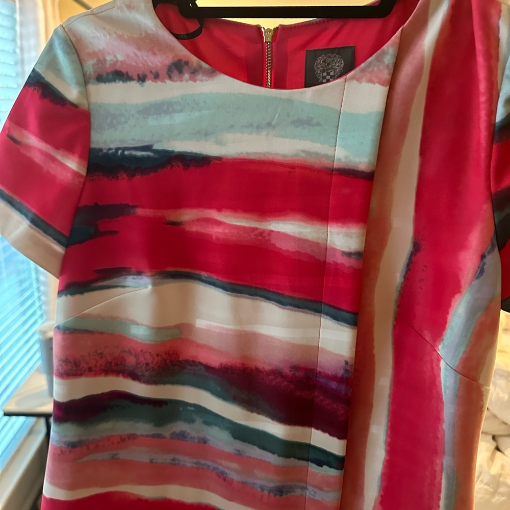 Vince Camuto Vibrant Striped Dress